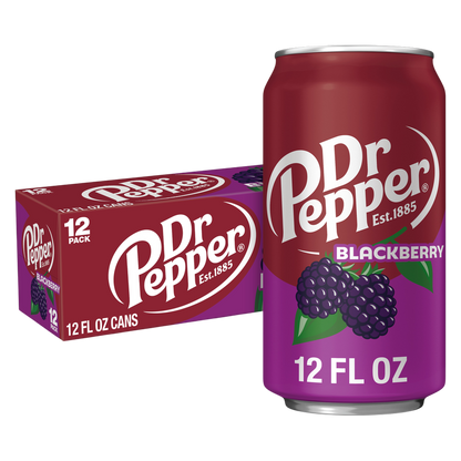Dr Pepper Blackberry 12pk 12oz Can