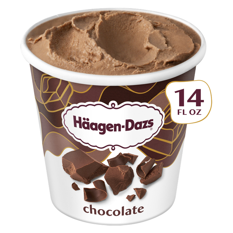 Haagen-Dazs Chocolate Ice Cream, 14oz. - Haagen-Dazs – BevMo!
