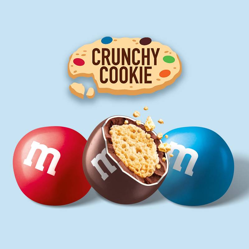 M&M'S Crunchy Cookie Milk Chocolate Candy, Share Size, 2.83 oz Bag