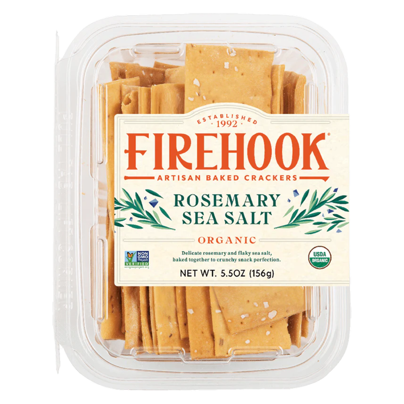 Firehook Crackers Rosemary Sea Salt 5.5oz