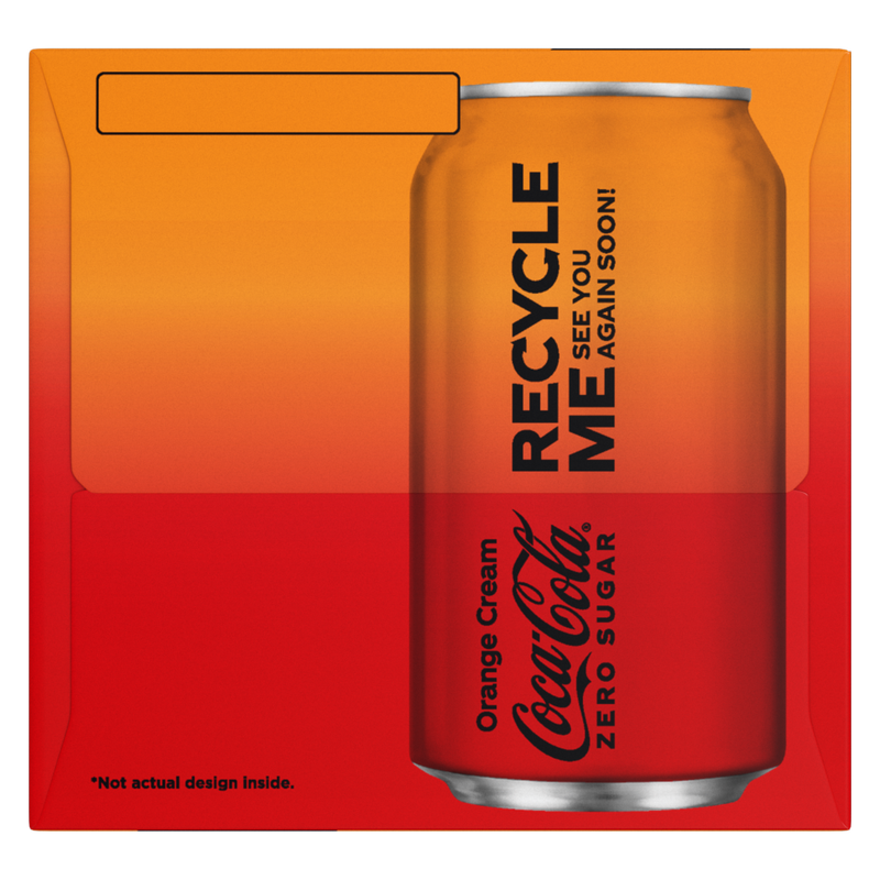 Coca-Cola Orange Cream Zero Sugar 12pk 12oz Can