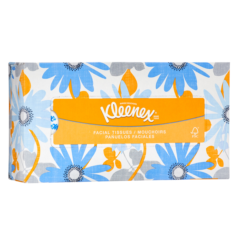 Kleenex White Facial Tissues 100ct