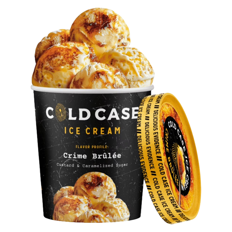 Cold Case Crime Brulé Ice Cream 16oz