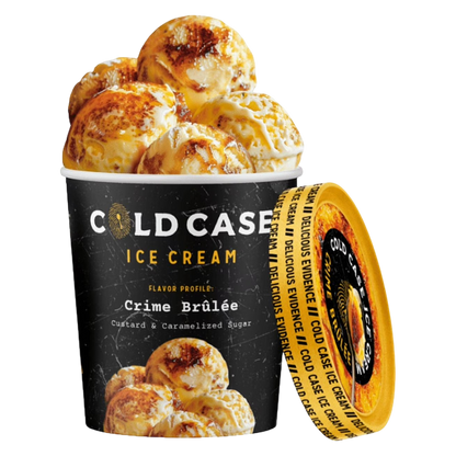 Cold Case Crime Brulé Ice Cream 16oz