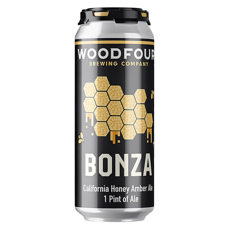 Woodfour Brewing Co. Seasonal - Bonza Honey Amber Ale 4pk 16oz