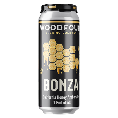 Woodfour Brewing Co. Seasonal - Bonza Honey Amber Ale 4pk 16oz