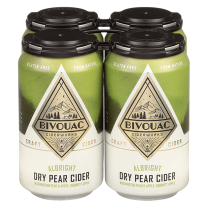 Bivouac Ciderworks Albright Pear 4PK Can 12oz