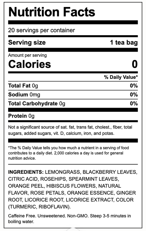 Tazo Wild Sweet Orange Tea 20ct