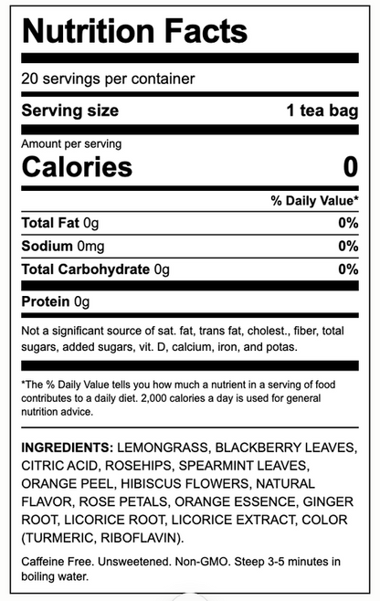 Tazo Wild Sweet Orange Tea 20ct