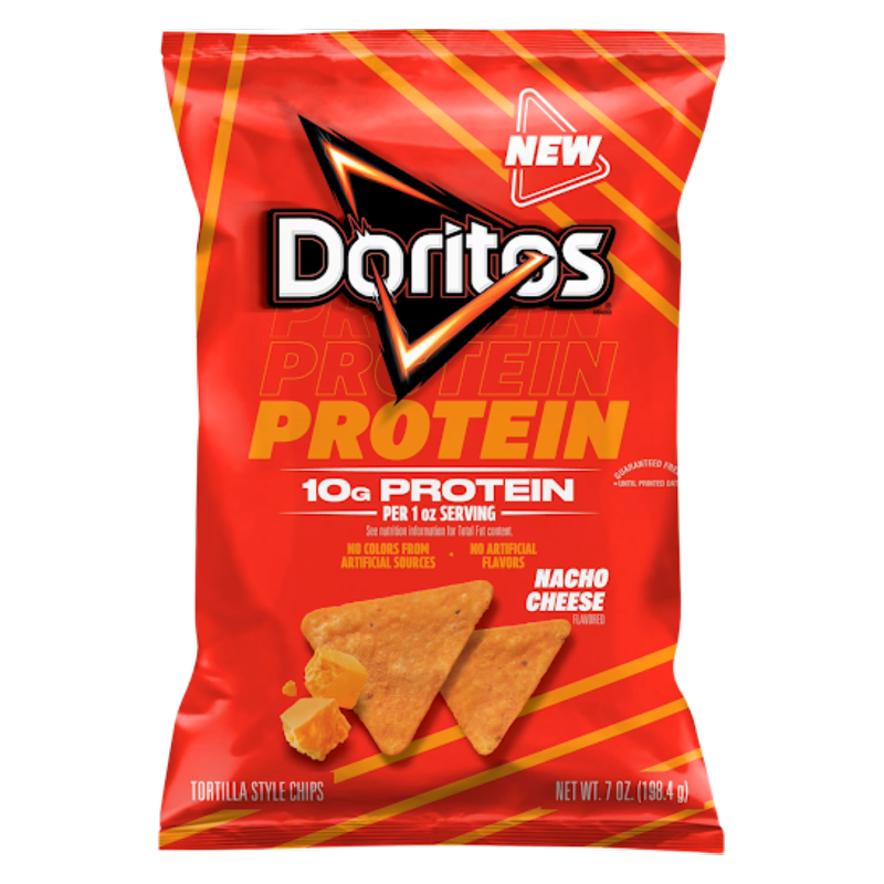 Doritos Protein Tortilla Style Chips Nacho Cheese 7oz