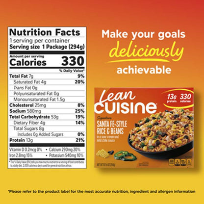 Lean Cuisine Protein Kick Santa Fe Style Rice & Beans - 10.38oz