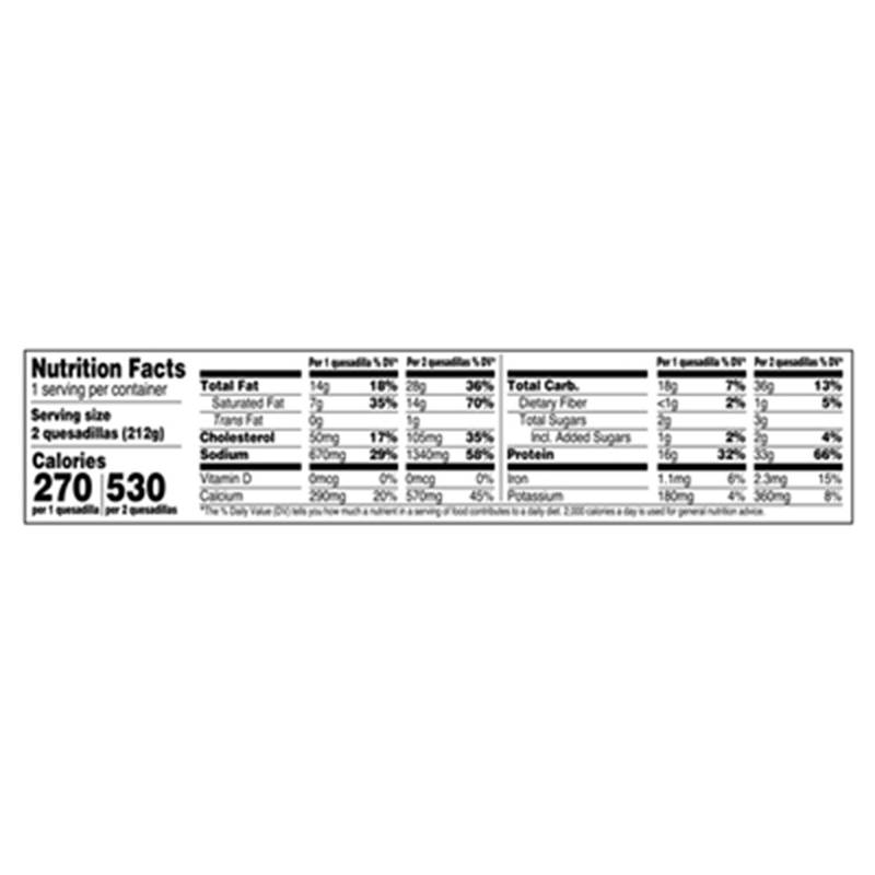Delimex Char-Grilled Chicken Crispy Quesadillas, 7.5 oz box
