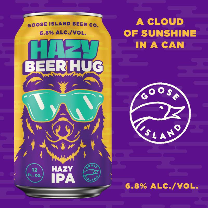 Goose Island Hazy Beer Hug IPA 19.2oz Can