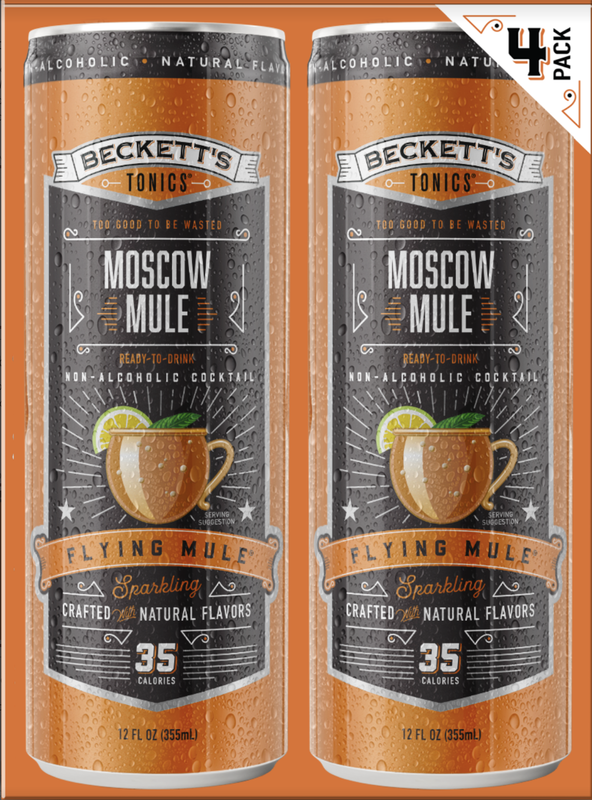Beckett's Flying Mule Moscow Mule 4pk 12oz Can