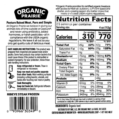 Ribeye Steak (Frozen) - 10oz