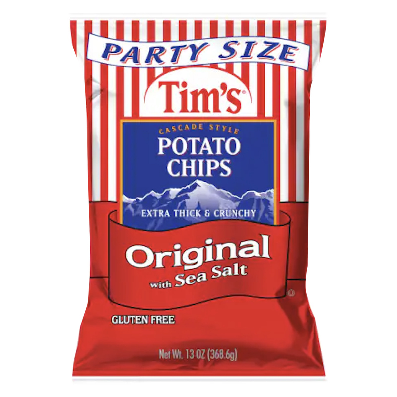 Tim's Cascade Potato Chips Original 13oz - Tim's Chips – BevMo!