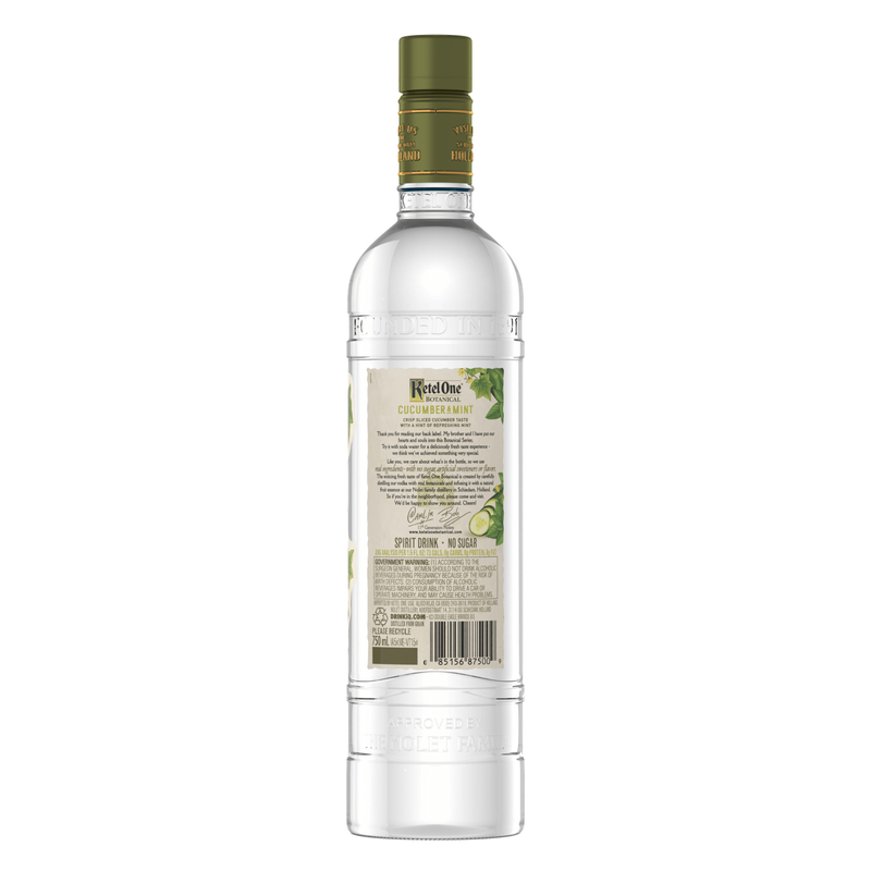 Ketel One Botanical Cucumber & Mint Vodka 750ml (60 Proof)