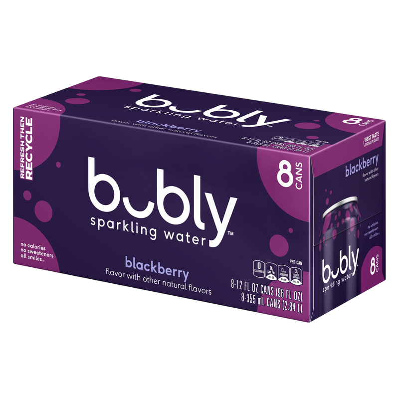 Bubly Blackberry 8pk 12oz Can