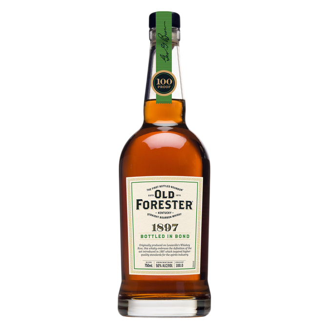 Old Forester Whiskey Row Series: 1897 Bottled in Bond Kentucky Straight Bourbon Whisky, 750 mL Bottle, 100 Proof