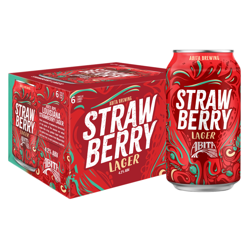 Abita Strawberry Lager 6pk 12oz Can