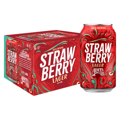 Abita Strawberry Lager 6pk 12oz Can