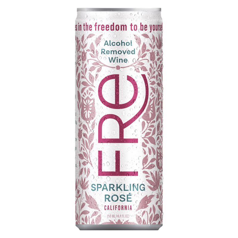 Sutter Home FRE Alcohol-Removed Sparkling Rose 4pk 250ml Can