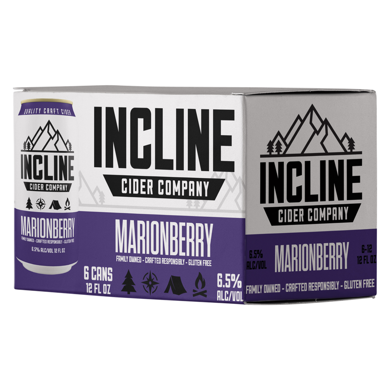 Incline Scout Marionberry Hopped Cider 6pk 12oz Can - Incline – BevMo!