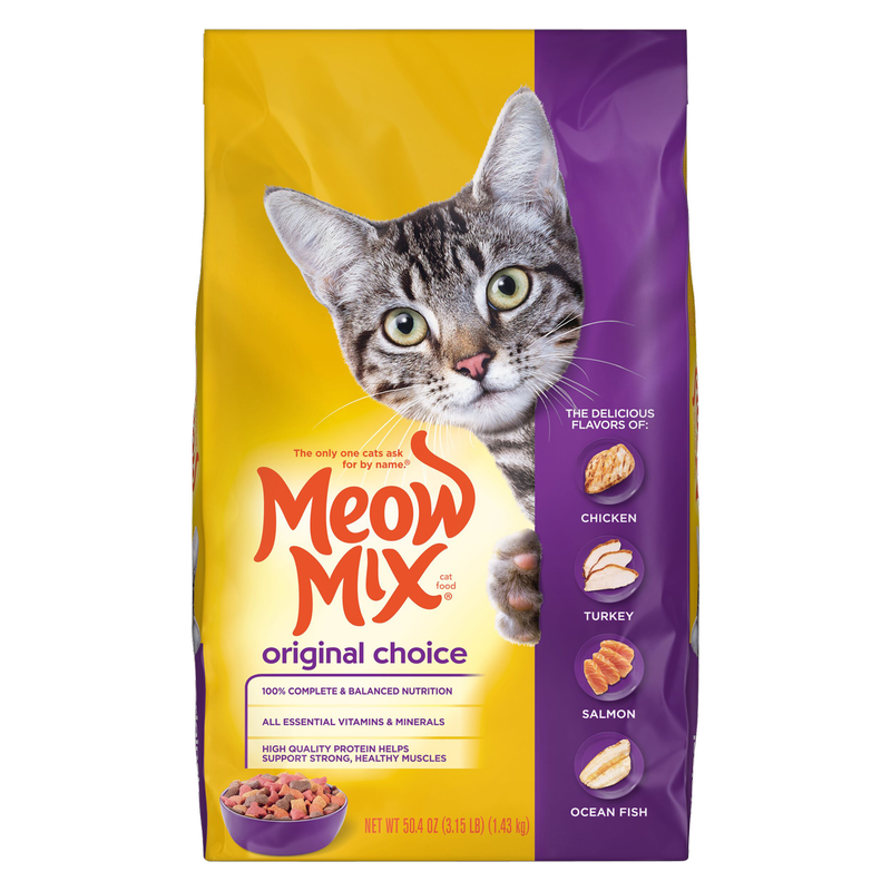 Meow Mix Original Choice Dry Cat Food 3.15lbs