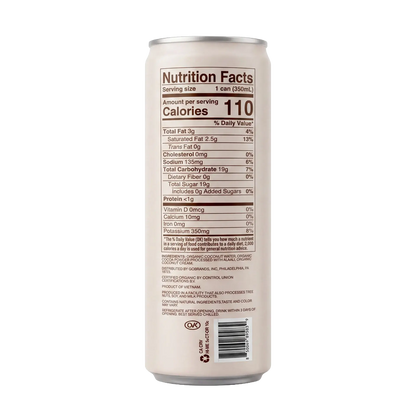 Good Nut Premium Organic Chocolate Coconut Water 11.8oz Can