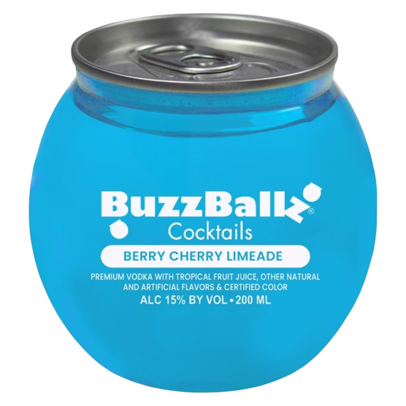 BuzzBallz Cocktails Berry Cherry Limeade 200ml 15% ABV - BuzzBallz β BevMo!
