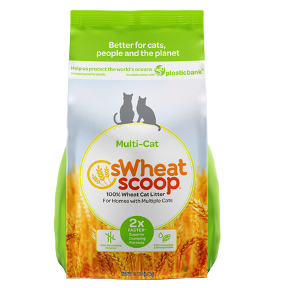 SwheatScoop Multi Cat Natural Cat Litter 15lb
