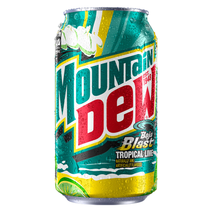 Mountain Dew Baja Blast 15pk 12oz Can
