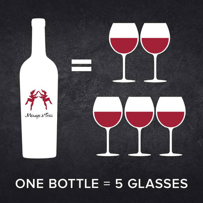 Menage a Trois Silk Soft Red Blend 750ml 13.6% ABV