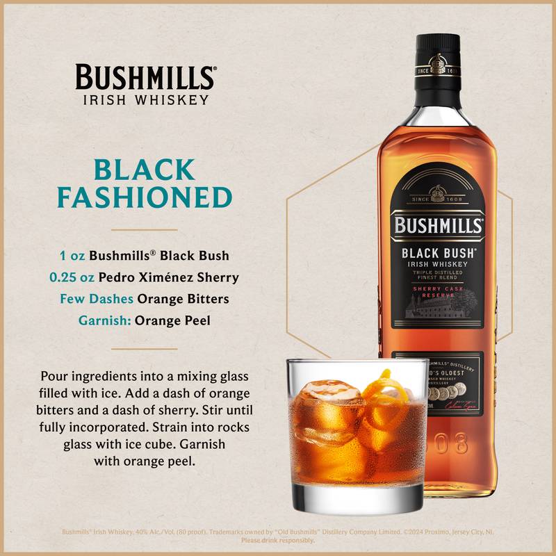 【タイ】Busker & Bushmills Black Bush Bushmills Black Bush Irish Whiskey 750ml (80 Proof