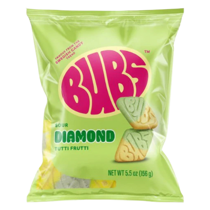 Bubs Sour Diamond Tutti Frutti, 5.5 oz