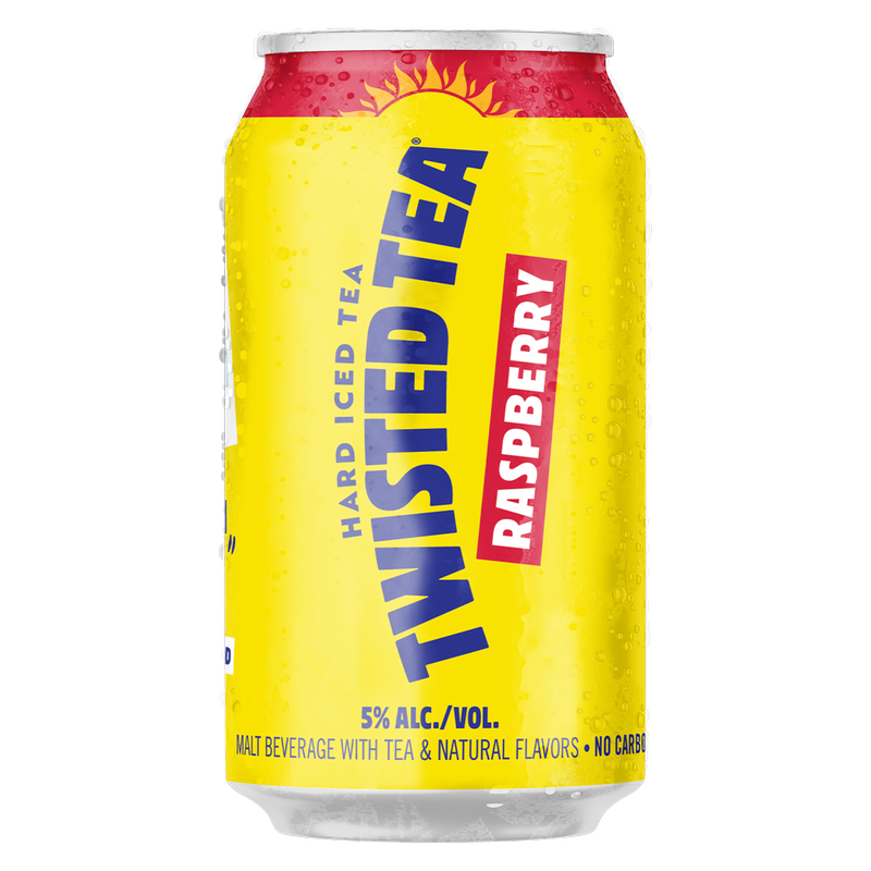 Twisted Tea Raspberry Single 12oz Can 5% ABV - Twisted Tea – BevMo!