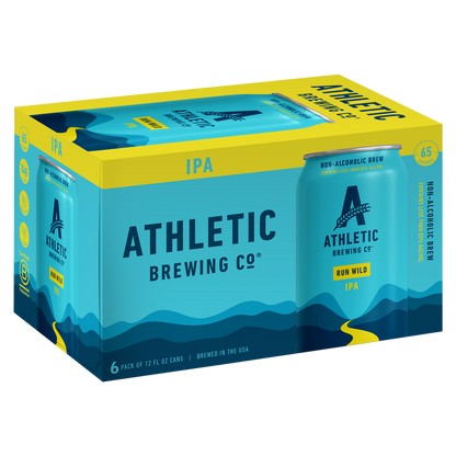 Athletic Brewing Co. Run Wild Non-Alcoholic IPA 6pk 12oz