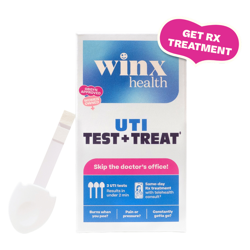 Winx UTI Test + Treat, Instant Results + Rx Access