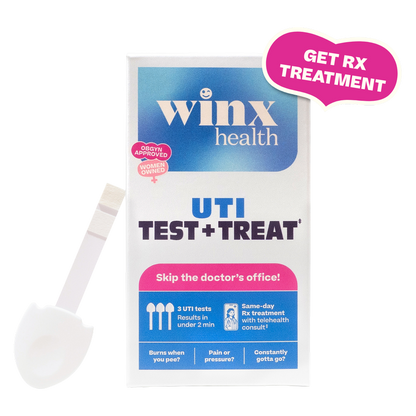 Winx UTI Test + Treat, Instant Results + Rx Access