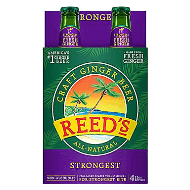 Reed's Strongest Ginger Beer 4pk 12oz Can - Reed's – BevMo!