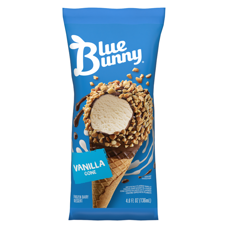 Blue Bunny Vanilla Cone
