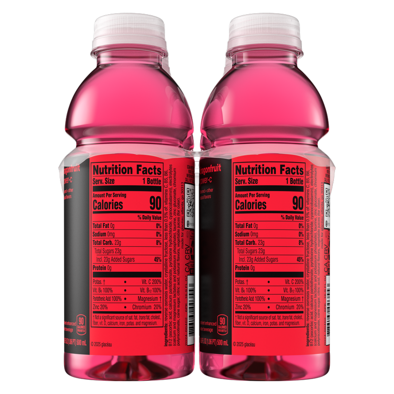 Vitamin Water Dragonfruit Power-C 6pk 16.9oz Btl