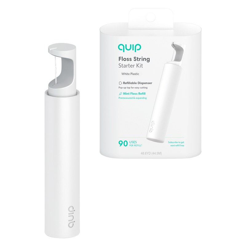 Quip Refillable Floss String White 1ct
