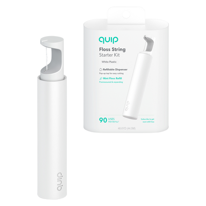 Quip Refillable Floss String White 1ct