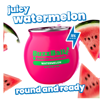 Buzzballz Chillers Watermelon 187ml 15% ABV