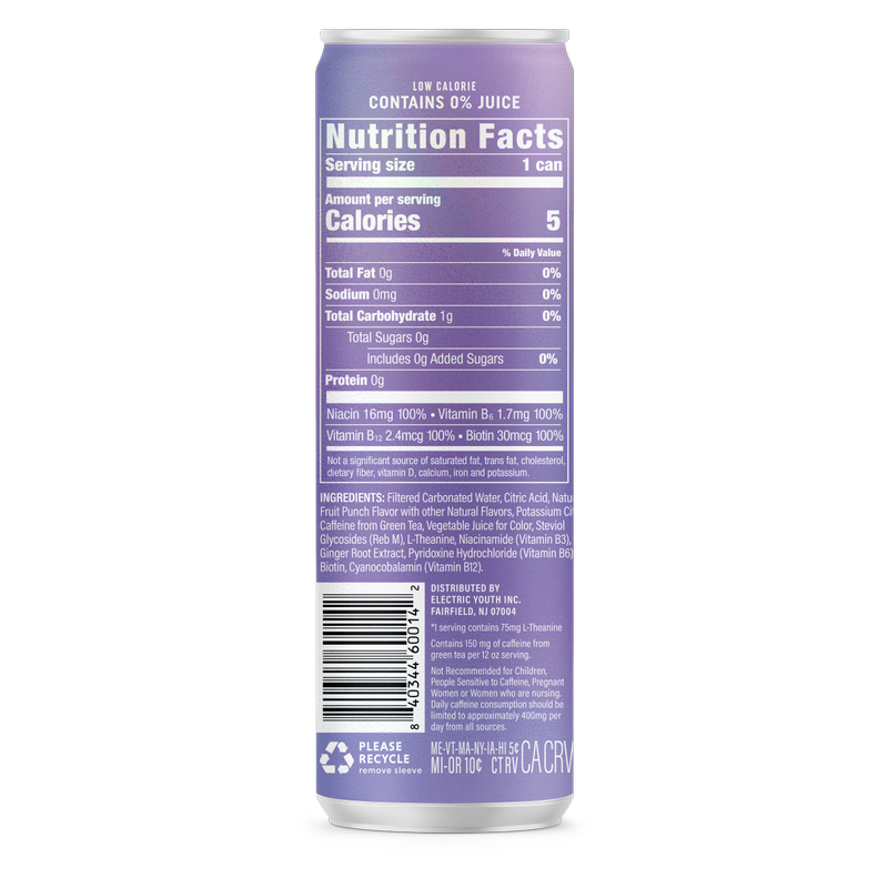 Gorgie x Gopuff Cosmic Berry Energy Drink 12oz Can