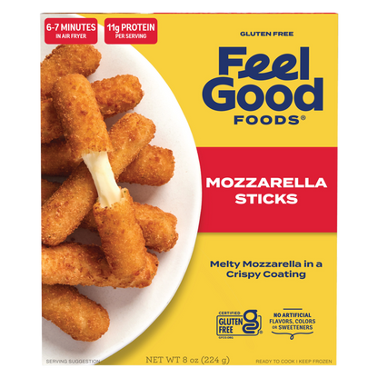 Feel Good Foods Gluten Free Mozzarella Sticks 8oz