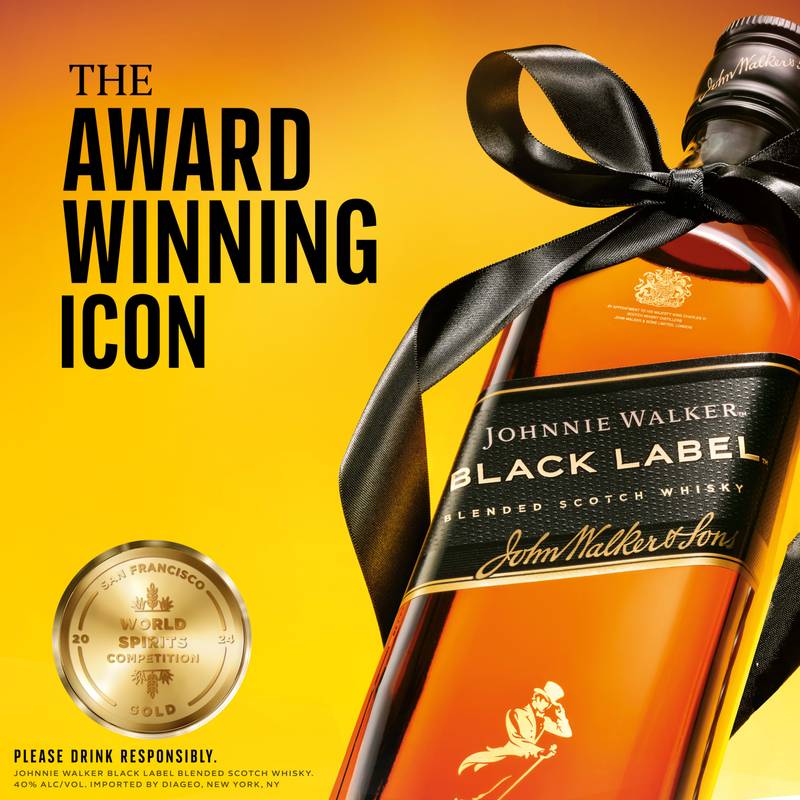 Johnnie Walker Black Label ウイスキー 古酒 赤字 Johnnie Walker Black Label Scotch 750ml (80 Proof) - Johnnie