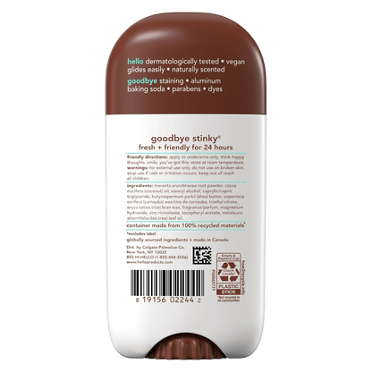 hello Sweet Coconut Deodorant with Shea Butter, 2.6oz