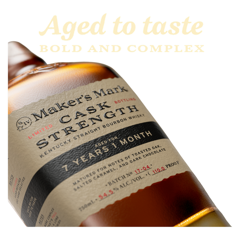 Maker's Mark Cask Strength Whiskey 750 ml (111 Proof)